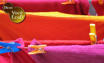 Retire roupas da máquina imediatamente após lavagem