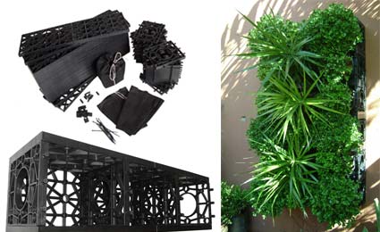 Kit WallGreen cria jardins suspensos que proporcionam melhor qualidade do ar
