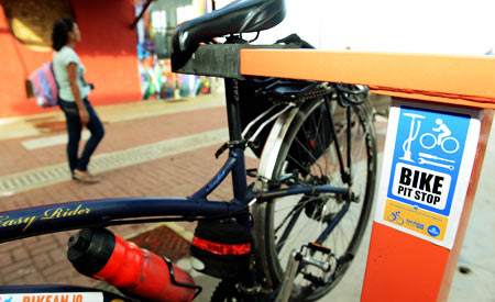 Salvador vai de Bike instala totens de oficinas públicas para bicicletas